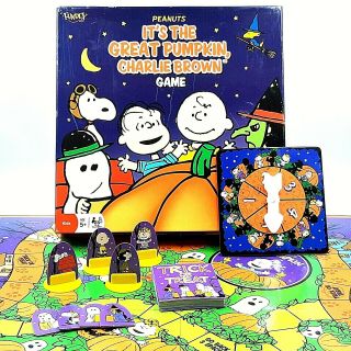 Its The Great Pumpkin Charlie Brown Board Game 2009 Peanuts Gang Complete