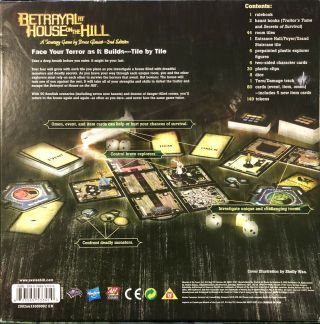 Betrayal At House On The Hill Strategy Game by Bruce Glassco 2nd Edition 5