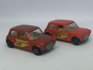 Bronze & Orange Matchbox Mb29 B Racing Mini