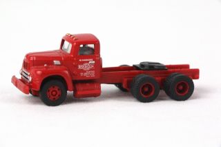 Cmw Riss & Co Red Diecast Truck With Plastic Ho Scale 1:87