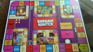Rare Bargain Hunter Board Game 1981 Milton Bradley 100 Complete