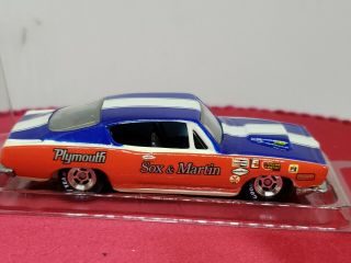 Hot Wheels Drag Strip Demons - Sox & Martin Plymouth Barracuda Stock Nhra