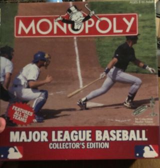 Monopoly Major League Baseball Mlb Edition Sports Game Only Missing Instructions