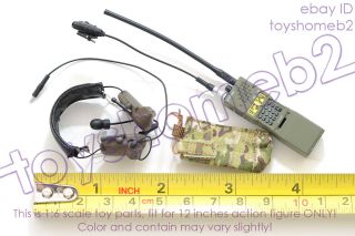 1:6 Scale Dam Toys 78042 Fbi Hrt Agent Hostage Rescue Team Headset W/ Radio