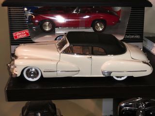 1947 Cadillac 62 Series 1/18 Diecast Car White Anson Model Car