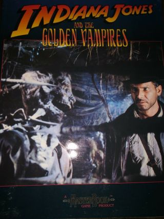 Indiana Jones And The Golden Vampires Masterbook Supplement By West End Games