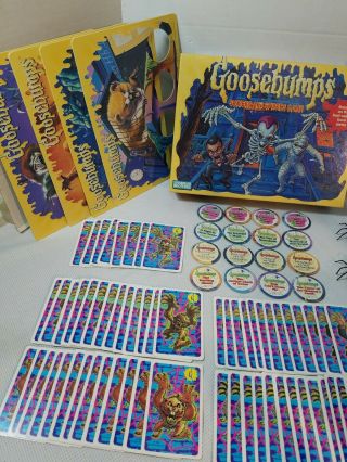 Milton Bradley GOOSEBUMPS SHRIEKS AND SPIDERS Board Game 1995 Complete 3