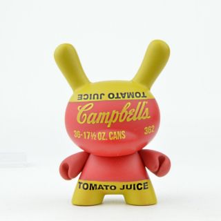 Kidrobot Andy Warhol Dunny Series 2 3 - Inch Mini - Figure - Tomato Juice