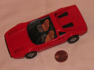 1:43 Diecast Red Ferrari 308 Gts Convertible; Distributed By Gorgi