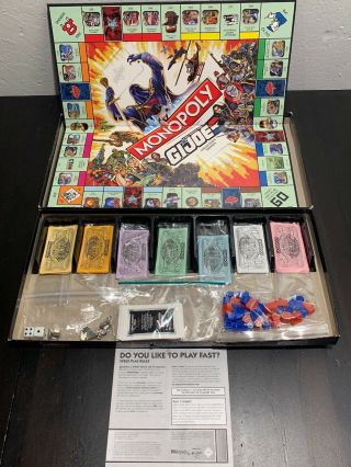 GI Joe Monopoly - 100 Complete - Collector ' s Edition 2