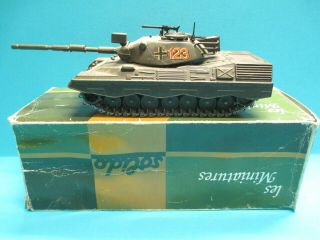 Solido No.  243 1/50 Scale German Kpz Leopard Tank 123 1st Edition Diecast Model