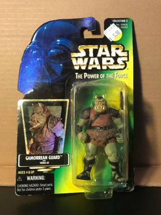 1997 Kenner Star Wars The Power Of The Force Gamorrean Guard With Vibro - Ax
