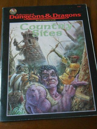 Tsr 9482 Country Sites Advanced Dungeons & Dragons Tsr 1995
