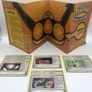 Pokemon Trading Figure Game Next Quest Play Mat Board Poster With Trainer Cards