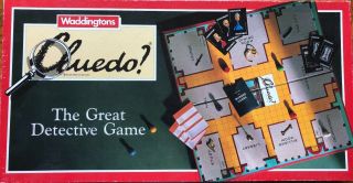 Vintage Cluedo Board Game By Waddingtons Complete Set