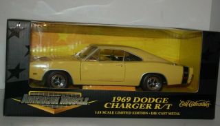 American Muscle 1969 Dodge Charger R/T Yellow PN 32258 1/18 JN 2