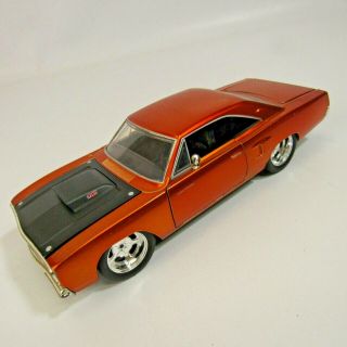 Fast & Furious 1970 Plymouth Road Runner Vehicle Toy 1:24 Scale 8.  5 " Jada Toys
