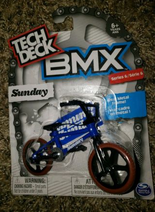 2018 Tech Deck Bmx Finger Bikes Series 6 Sunday Flick Tricks Metal Frame