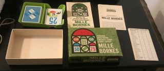 Bornes To Be Wild 1962 Mille Bornes Card Game • Complete •