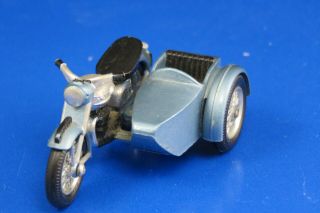 Matchbox Lesney No.  4 Triumph T110 Motorcycle With Sidecar No Box