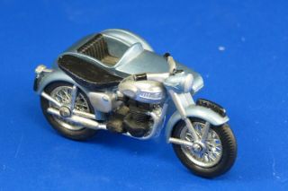 Matchbox Lesney No.  4 Triumph T110 Motorcycle with Sidecar No Box 2