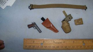 1/6th Scale 21st Century Wwii Us Pistol,  Holster Belt & More 5