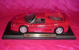 Maisto Red 1995 Ferrari F50 Close Top Special Edition 1/18 Scale Diecast Car