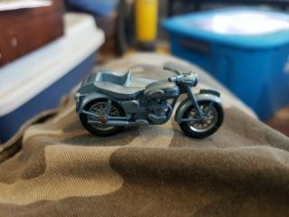 Matchbox Lesney No.  4 Triumph T110 Motorcycle With Sidecar No Box Fantastic Shape