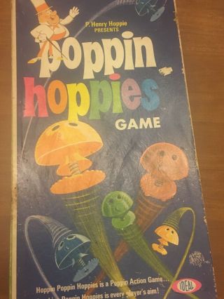 Vintage 1968 Ideal Poppin Hoppies Board Game 2528 - 8