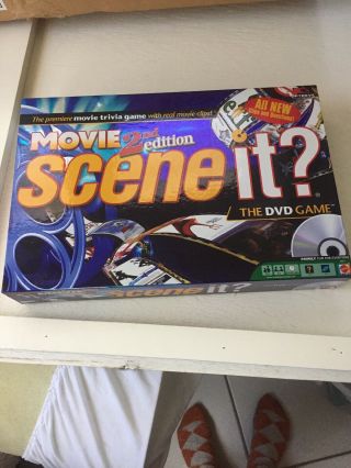 Scene It? Movie 2nd Edition Dvd Family Board Game - 100 Complete