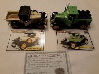 National Motor Museum 1:32 Diecast 1928 Ford Model 76a Atlas & Chevy 1/2ton