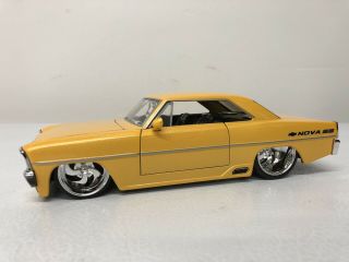 1967 Chevrolet Nova Ss Jada Toys Bigtime Muscle 1:24 Yellow