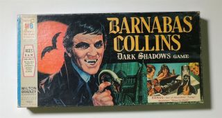 A0720 Vintage: Barnabas Collins Dark Shadows Board Game Incomplete (1969)