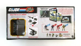G.  I.  Joe DVD Battles Set 1 MIB 4 Figure Pack Hasbro Build MASS Device 25th 2