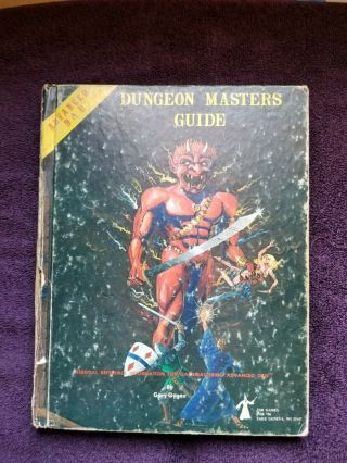 Advanced Dungeons And Dragons Dungeon Masters Guide Tsr D&d By Gary Gygax 1979