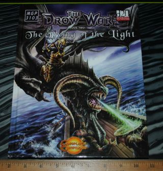Dying Of The Light - Drow War Book 2 D20 V3.  5 Dungeons & Dragons D&d Mongoose