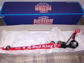 Action Budweiser Top Fuel Dragster Kenny Bernstein 1:24 Diecast Nhra Bud King