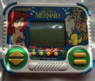 The Little Mermaid Tiger Electronics Game Vintage 1990 Handheld