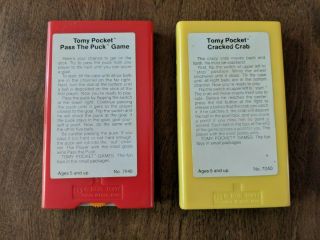 Vintage Tomy Pocket Games - Cracked Crab & Pass the Puck - 2