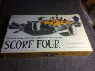 1968 Funtastic Score Four Board Game