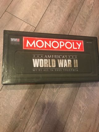 Monopoly World War Ii Hasbro Board Game We Are All In This Together Ww2