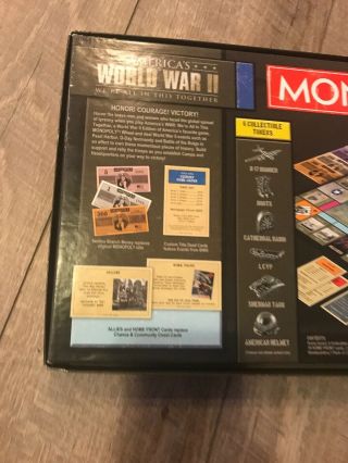 Monopoly World War II Hasbro Board Game We Are All In This Together WW2 4
