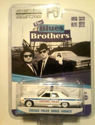 Greenlight:chicago Police Dodge Monaco 1974/ The Blue Brothers 1:64.
