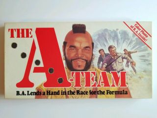 Vintage 1984 The A - Team Board Game By Parker Brothers Mr.  T 100 Complete