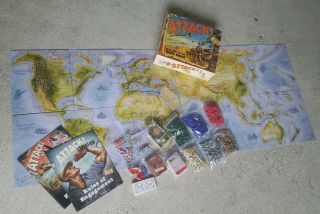 Attack : A Game Of World Conquest (board Game) Eagle Games War Strategy Complete