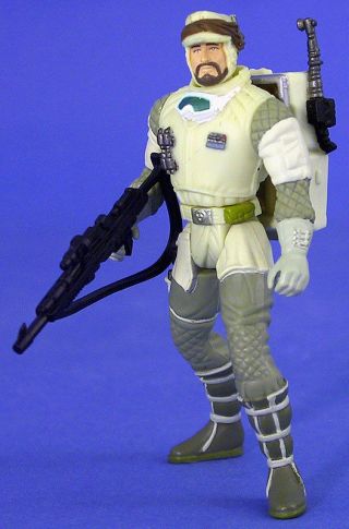 Star Wars Potf Loose Very Rare Esb Hoth Rebel Soldier Film Frame Figure.  C - 10,