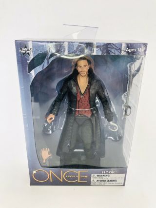 Once Upon A Time’s Captain Hook Action Figure By Abc Studios & Icon Heroes