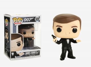 Funko Pop Movies: 007 - James Bond From The Spy Who Loved Me Vinyl Figure 24701