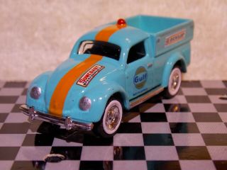 1949 VW Beetle Pickup CUSTOM Painted GULF with ww RRs,  baby moons 3