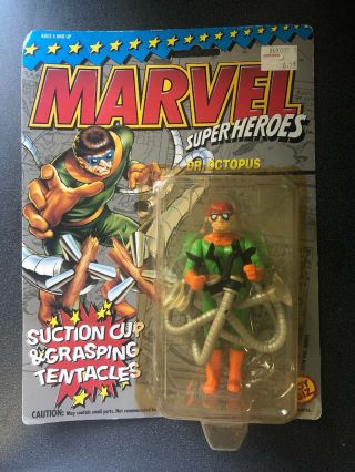 Toybiz 1993 Marvel Heroes Dr Octopus Figure Suction Cup Tentacles